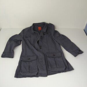 Workers For Freedom VTG Field Jacket Utility Barn Coat Slate Gray Size 4 EUC